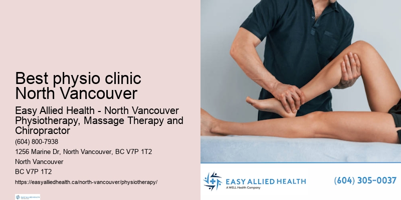 Chronic pain management physiotherapy Best physio clinic North Vancouver, BC