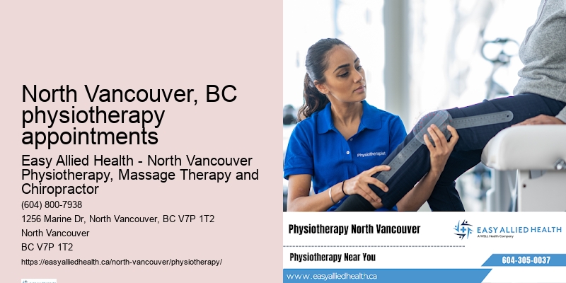 Pediatric physiotherapy North Vancouver, BC physiotherapy appointments