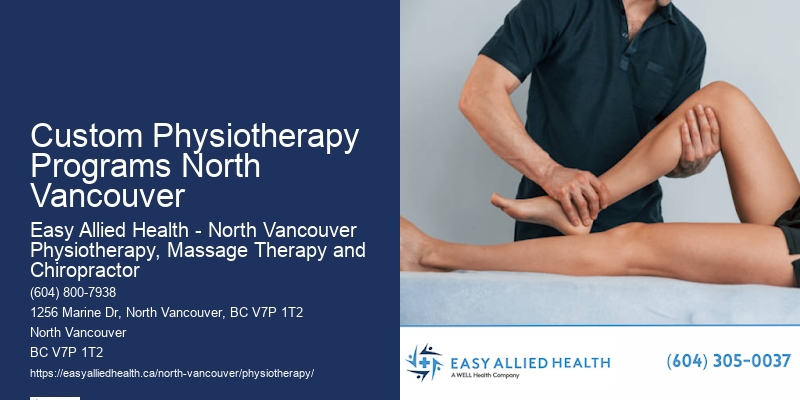Personalized Physiotherapy Care Custom Physiotherapy Programs North Vancouver